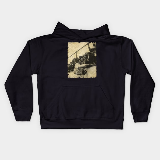 We're All Just a Kid From Somewhere - Babe Ruth Kids Hoodie by SOEKAMPTI